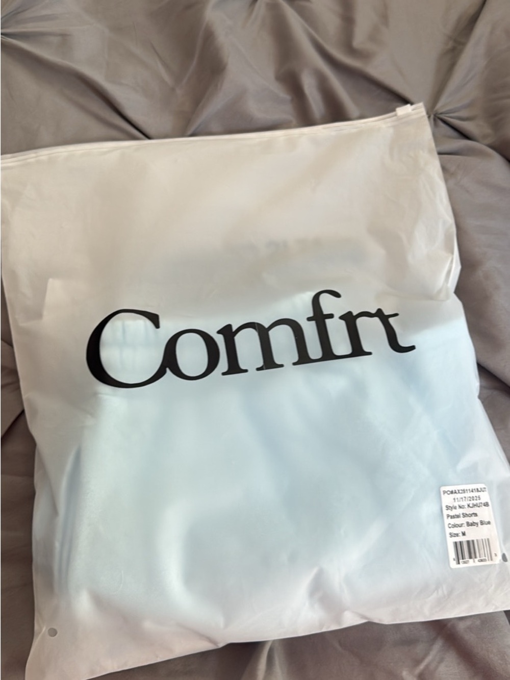 Comfrt pastel edition baby blue shorts